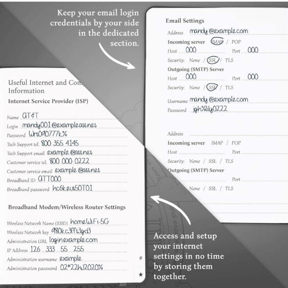 Purple Legend Password Book NWT - Picture 4 of 7